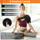 Heated Shoulder Brace Electric Heating Pad TherapyÊShoulder Heating Wrap Compression Sleeve for Shoulder Pain Muscle StiffnessÊBursitis Tendonitis