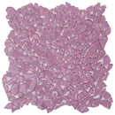 Orchid Pink 11x11 Glossy Matte Multi-shaped Glass Mosaic Tile (5 pack, 4.36 sq ft/case)