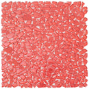 Red 11x11 Glossy Matte Multi-shaped Glass Mosaic Tile (5 pack, 4.36 sq ft/case) - Sample