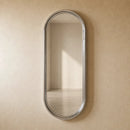 Chrome Pill Mirror by Interior Moderna