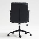 Office Chair, Mid Back Home Office Desk Task Chair With Wheels And Arms Ergonomic Computer Rolling Swivel Chair With Padded Armrest by HouseOfZazla