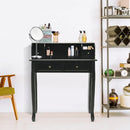 Writing Desk 2-Tier Vanity Desk Computer Desk with 4 Drawers by LJGDeals