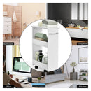 Slim Rolling 3-Tier Bathroom Mobile Shelving Cabinet wih Handle by LJGDeals