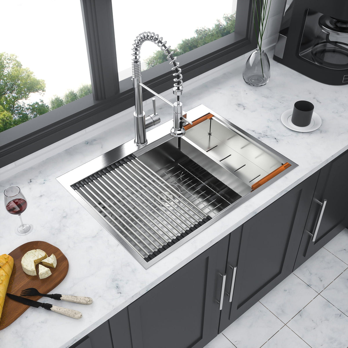 Drop In Kitchen Sink Stainless Steel 16 Gauge, photo 6 of 38