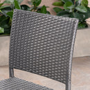 29" Outdoors PE Rattan Armless Barstools, Set of 2 by HouseOfZazla
