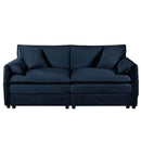 Modern Oversized Loveseat Sofa With Deep Seat And Diy Combination