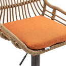 Modern Swivel Bar Stools Adjustable Counter Chairs With Footrest (Set of 2) by HouseOfZazla