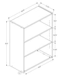 Bookshelf, Bookcase, 4 Tier, For Office, Transitional by HouseOfZazla