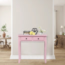 Writing Desk 2-Tier Vanity Desk Computer Desk with 4 Drawers by LJGDeals