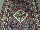 3' 6" X 10' 3" Antique Handmade Turkish Wool Runner Rug