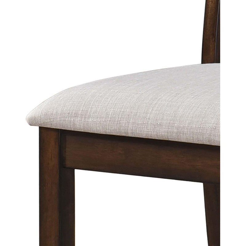 WOODHOMER Round Dining Furniture Set 1Table with 4 chairs