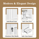 Bathroom Vanity With Sink, Soft Close Door, Adjustable U-Shaped Shelf