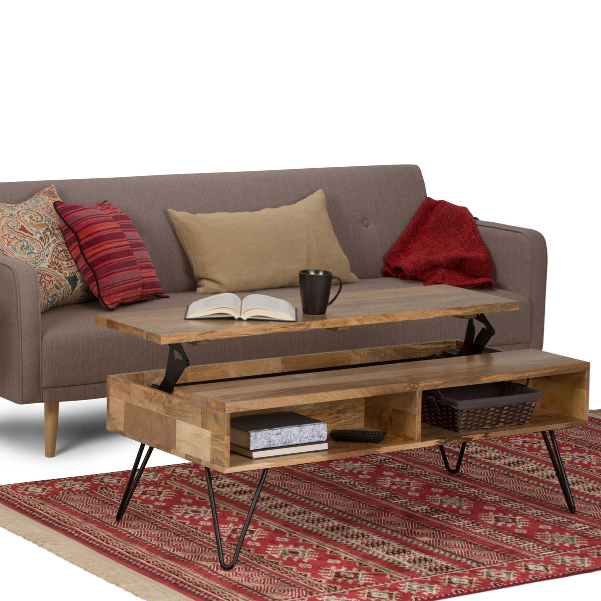 Hunter - Handcrafted Lift Top Coffee Table, photo 11 of 40
