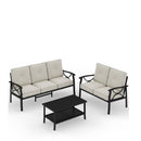 Patio Furniture Set & Coffee Table And Cushions For Backyard by HouseOfZazla