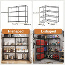 4 Tiers Metal Storage Shelves