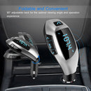 Car FM Wireless Transmitter USB Charge Hands-free Call MP3 Player Supports U Disk TF Card Reading