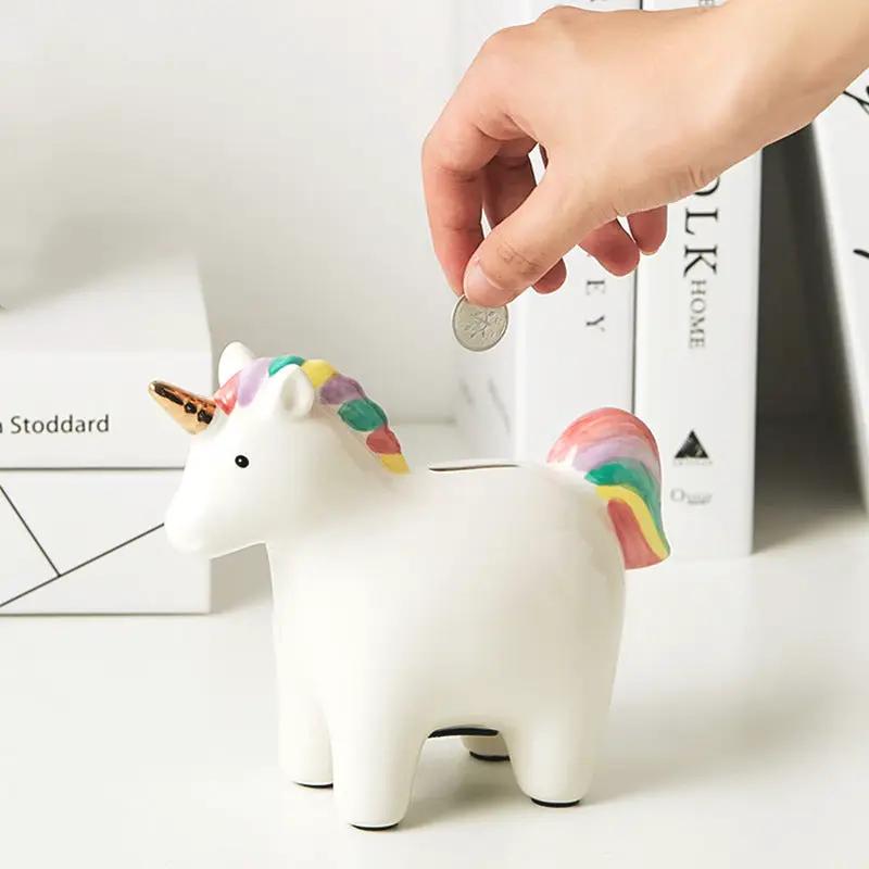 Unicorn Bank, installed in a room