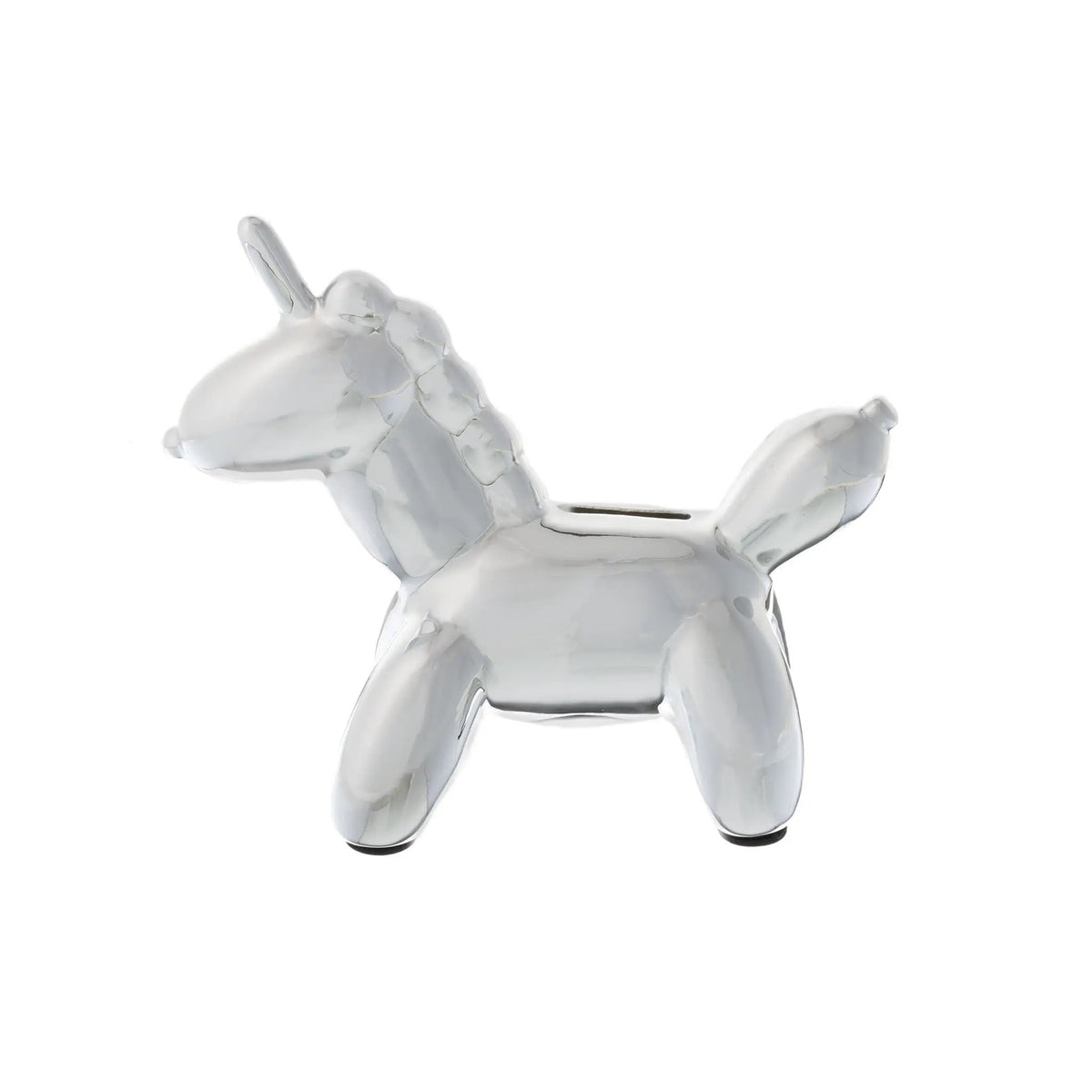 Balloon Unicorn Bank Silver, photo 2 of 3