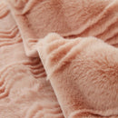 Soft Thick Faux Fur Sofa Cover Stripe Fluffy Fuzzy Non-Slip Washable Couch Covers by Slipcover KAS™