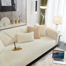 Winter Thickened Rabbit Plush Non-slip Sofa Cushion, Faux Fur Fluffy Furniture Protector