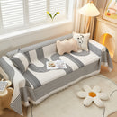 Couch Cover for Most Shape Sofas, Waffle Lattice Sofa Cover Throw, Washable Furniture Covers for Pets
