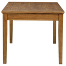 Atwood 5-piece Rectangular Wood Dining Set Warm Brown