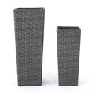 Rattan Flower Pot Set by HouseOfZazla