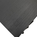 Modern Black Wood Storage Cabinet with Decorative Door by HouseOfZazla