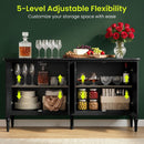 Vintage Buffet Cabinet With Adjustable Shelves by HouseOfZazla
