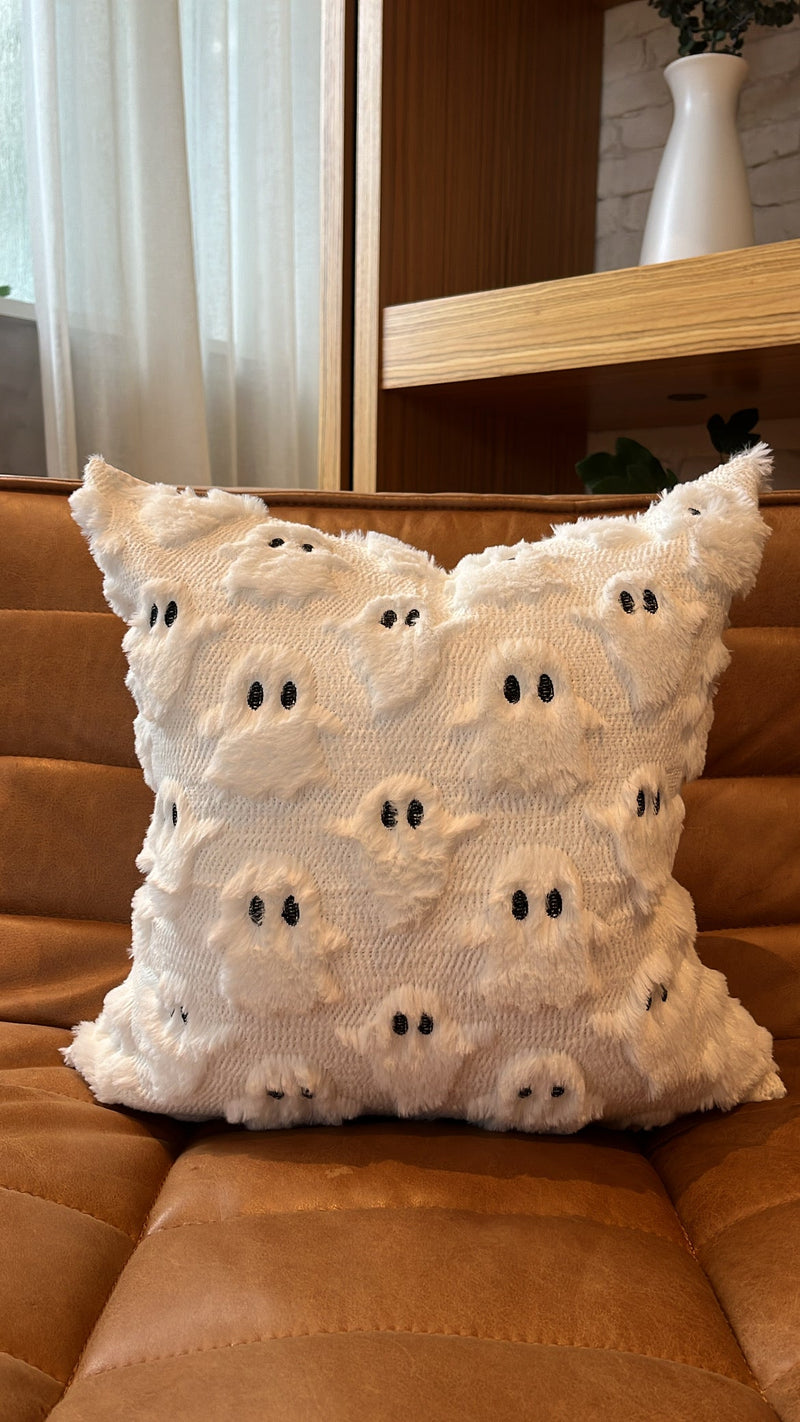 Spooky Ghost Pillow Cover