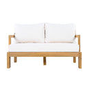 Outdoor 2-Piece Acacia Wood Patio Chat Set by HouseOfZazla