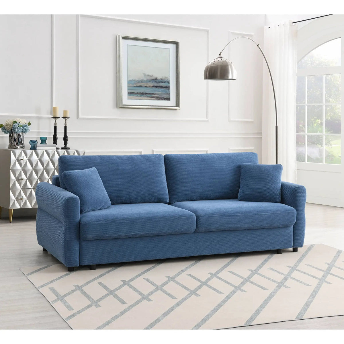 Haran - Pull Out Sleeper Sofa With Storage, photo 3 of 14