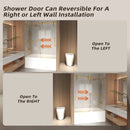 56-60" x 66" Frameless Sliding Bathtub Door by HouseOfZazla