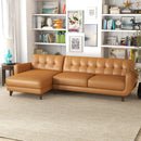 Allison - Mid-Century Modern Sectional Sofa Chaise by HouseOfZazla