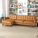 Allison - Mid-Century Modern Sectional Sofa Chaise by HouseOfZazla