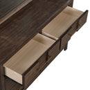 Kenzo - 6 Drawer Dresser - Walnut by HouseOfZazla