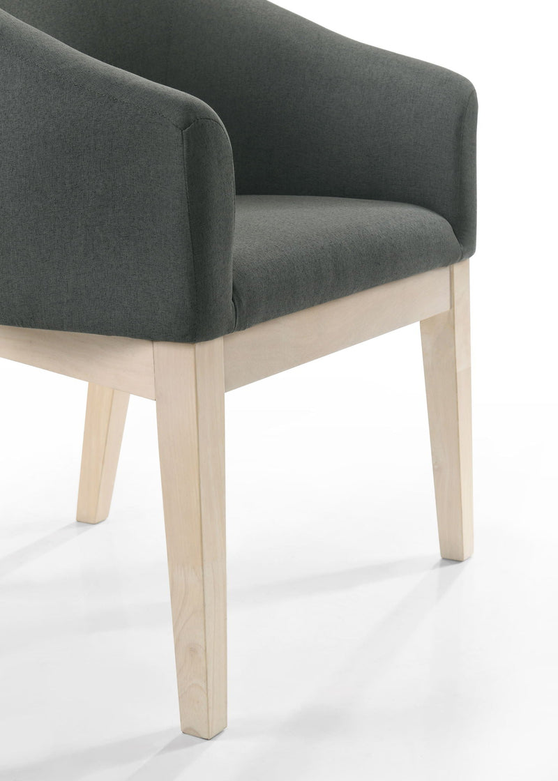 Neroli - Barrel Accent Chair (Set of 2) - Gray, photo 2 of 5