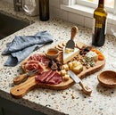 3-Piece Cheese Knife Set - Stainless Steel & Wood by creativegiftsdirect