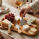 4-Piece Cheese Serving Set with Wooden Handles
