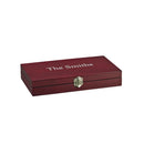 6 Piece Steak Knife Set with Hinged Rosewood Case by creativegiftsdirect