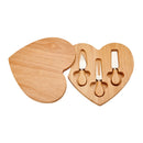 Heart-Shaped Cheese Board & Tool Set by creativegiftsdirect