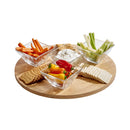 Rubberwood Lazy Susan - 14" Diameter