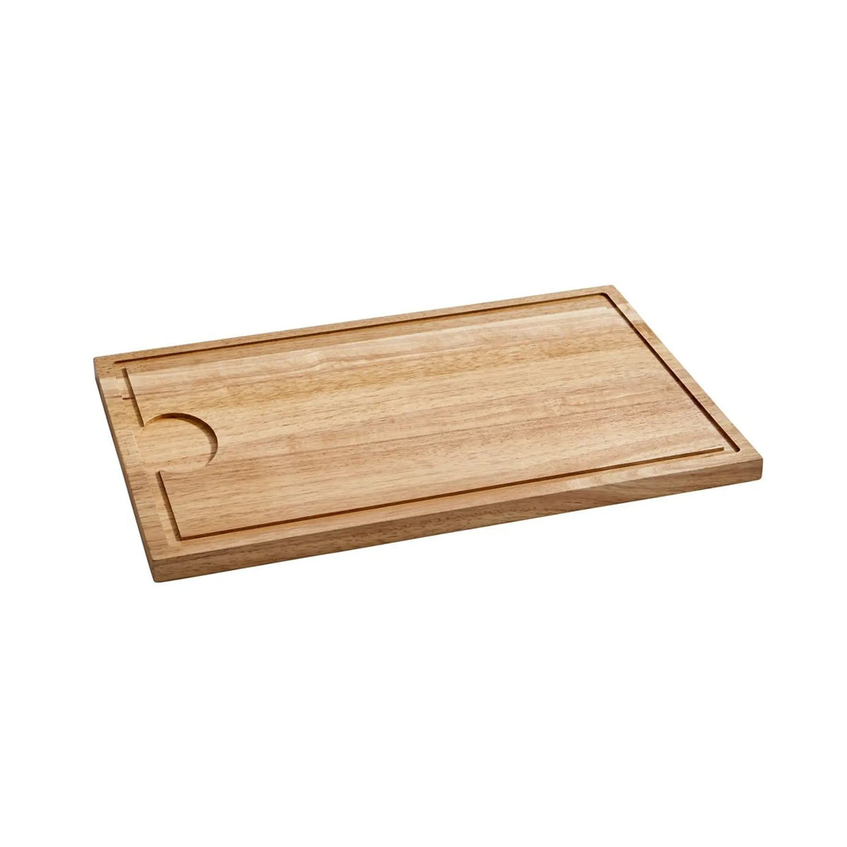 Rubberwood Cutting Board with Well - 18" x 12", photo 3 of 7