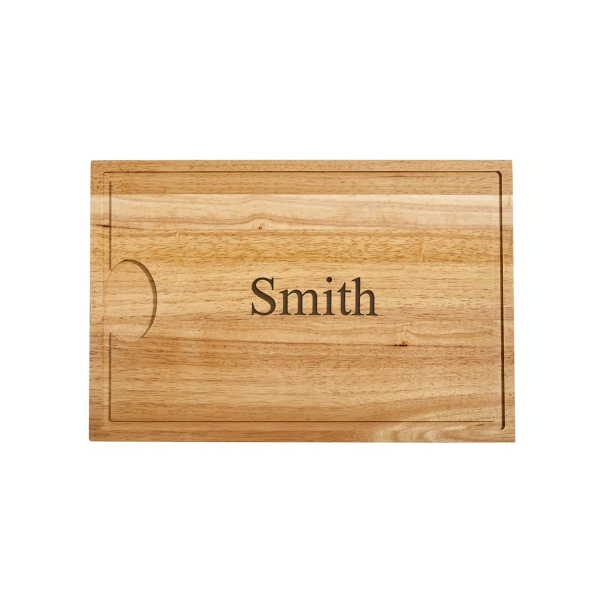 Rubberwood Cutting Board with Well - 18" x 12", photo 5 of 7