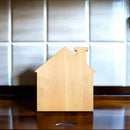House Shaped Pine Wood Board - 13" x 14" by creativegiftsdirect