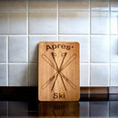 Apres Ski Wood Board - 10" x 15 by creativegiftsdirect