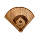 Baseball Diamond Wood Board - 15" x 18" by creativegiftsdirect