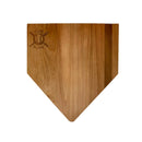 Baseball Home Plate Wood Board - 17" x 17" by creativegiftsdirect