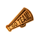 Go Team Megaphone Wood Board - 9.25" x 16" by creativegiftsdirect