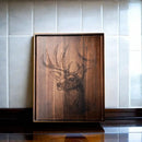 Deer Hunting Wood Board - 14" x 18" by creativegiftsdirect